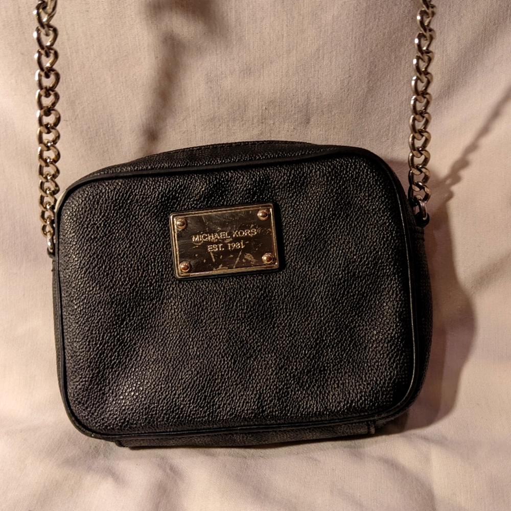 Michael Kors black Crossbody wallet/purse